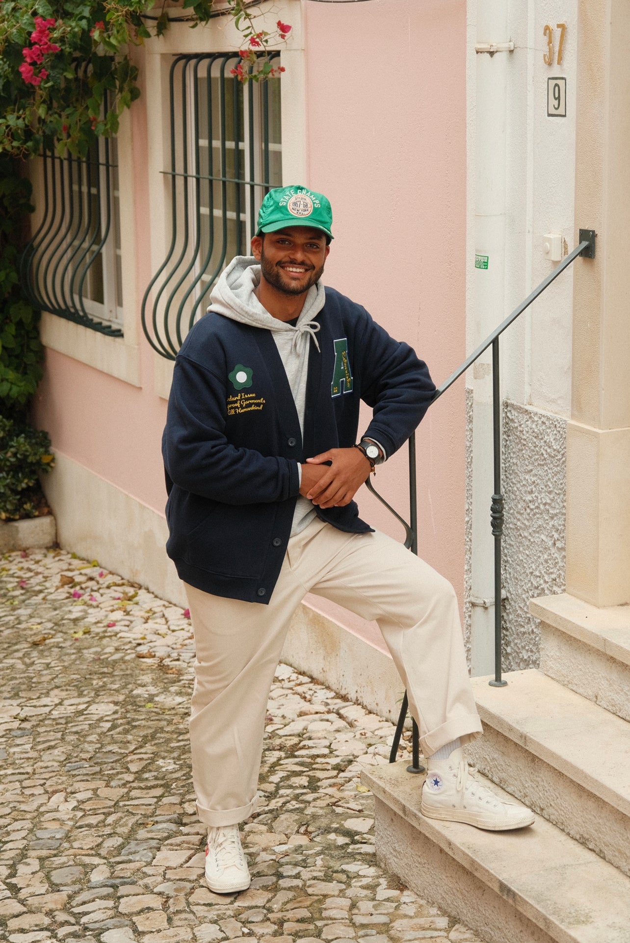 Ivy League Cardigan Sweatshirt