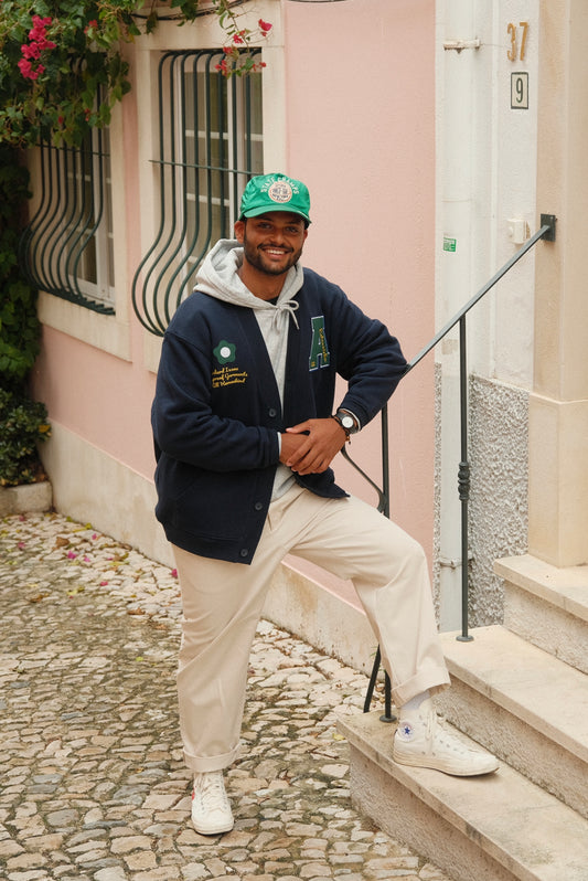 Ivy League Cardigan Sweatshirt